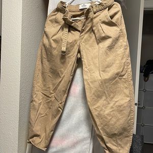 Hollister high rise cargo pants.